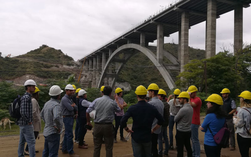 Visita puente Gobernador José Manuel de la Sota con Astori Estructuras